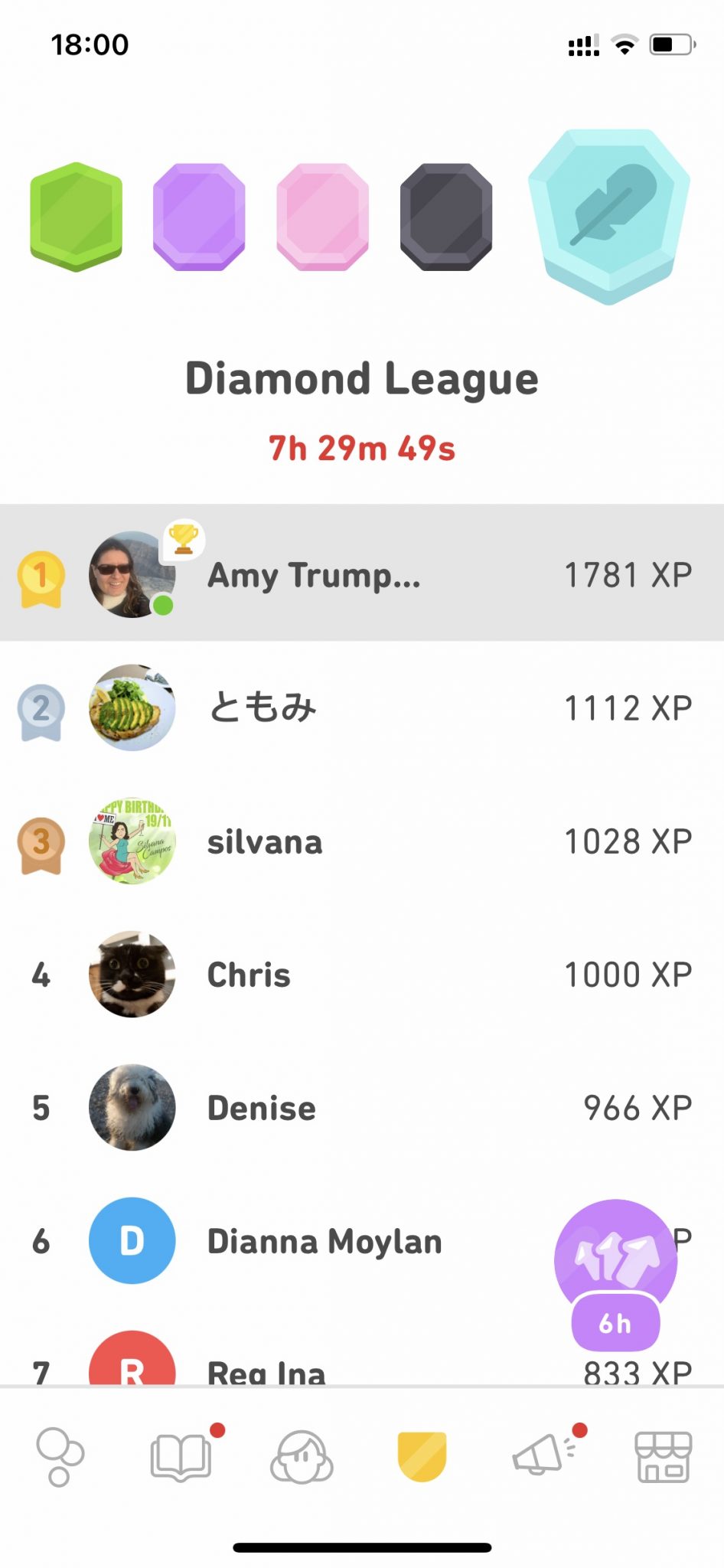 Duolingo Diamond League Get to Number 1 in Diamond on Duolingo