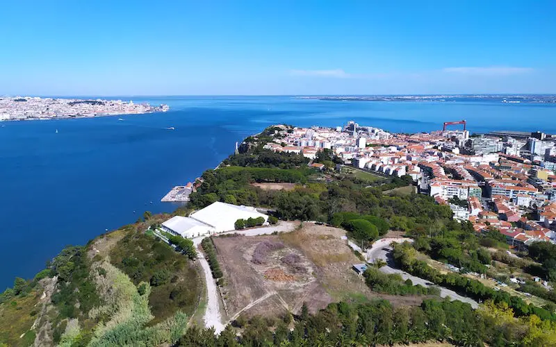 View of River Tagus from Cristo Rei