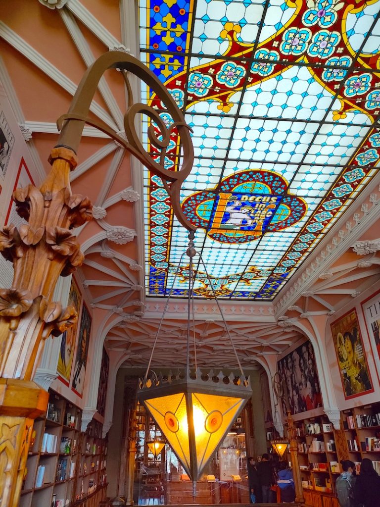 Lello Library ceiling